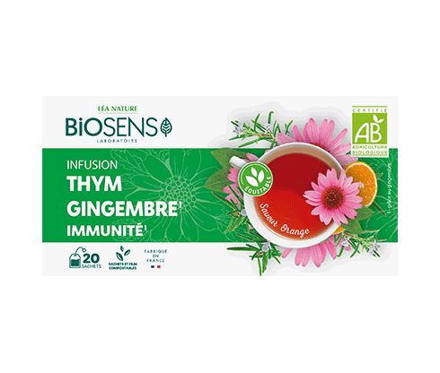 Infusion thym gingembre immunité